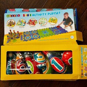 5-in-1 Soft Mat Activity Game Set – Indoor/Outdoor – Ages 3+